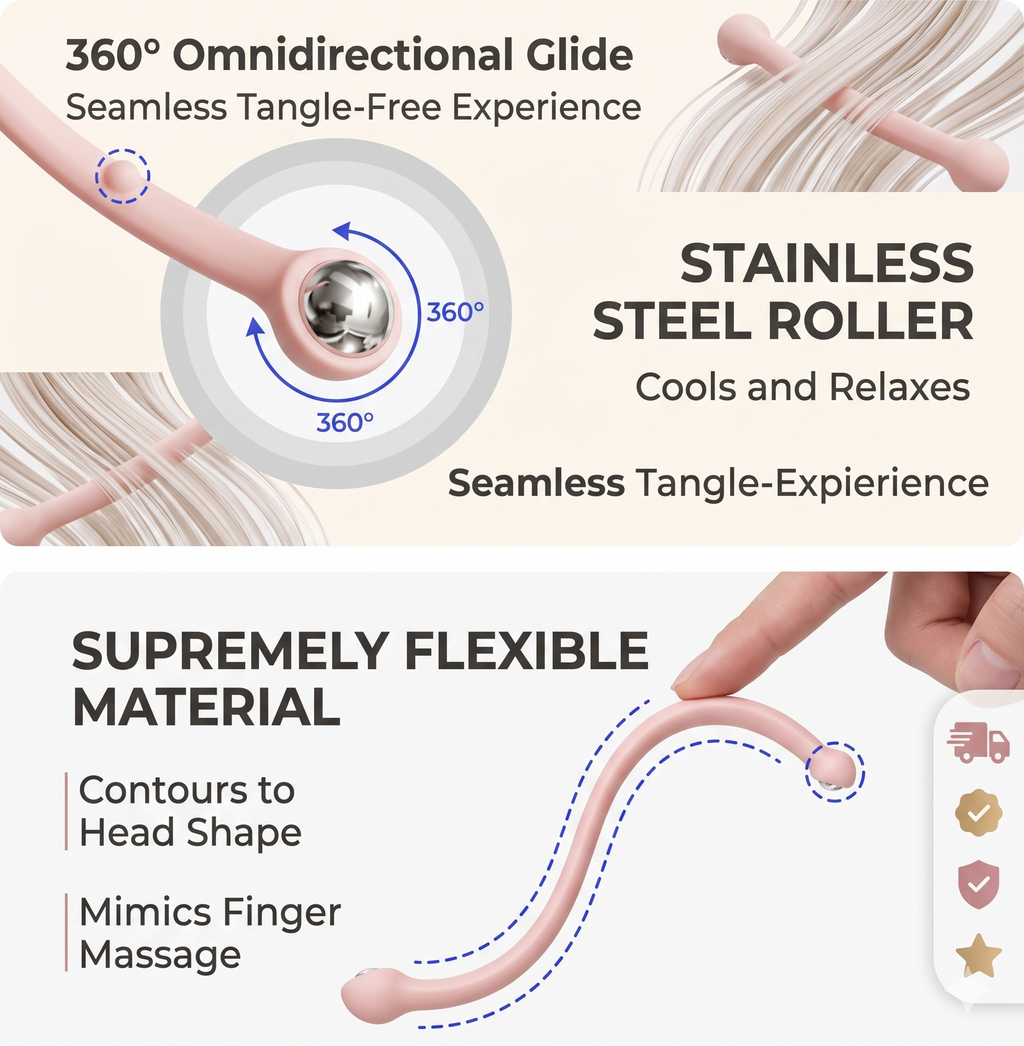 18-Claw Precision HeadMassager