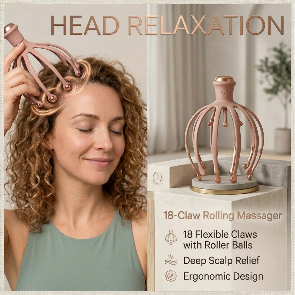 18-Claw Precision HeadMassager